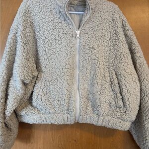 Cozy Sherpa Zip-Up Jacket